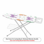 1-Piece Bow Star Pattern Pastel Colors  Ironing Board Cover, Universal Size, Without Board