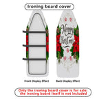 1-Piece Christmas Poinsettia Pinecone  Ironing Board Cover, Universal Size, Without Board