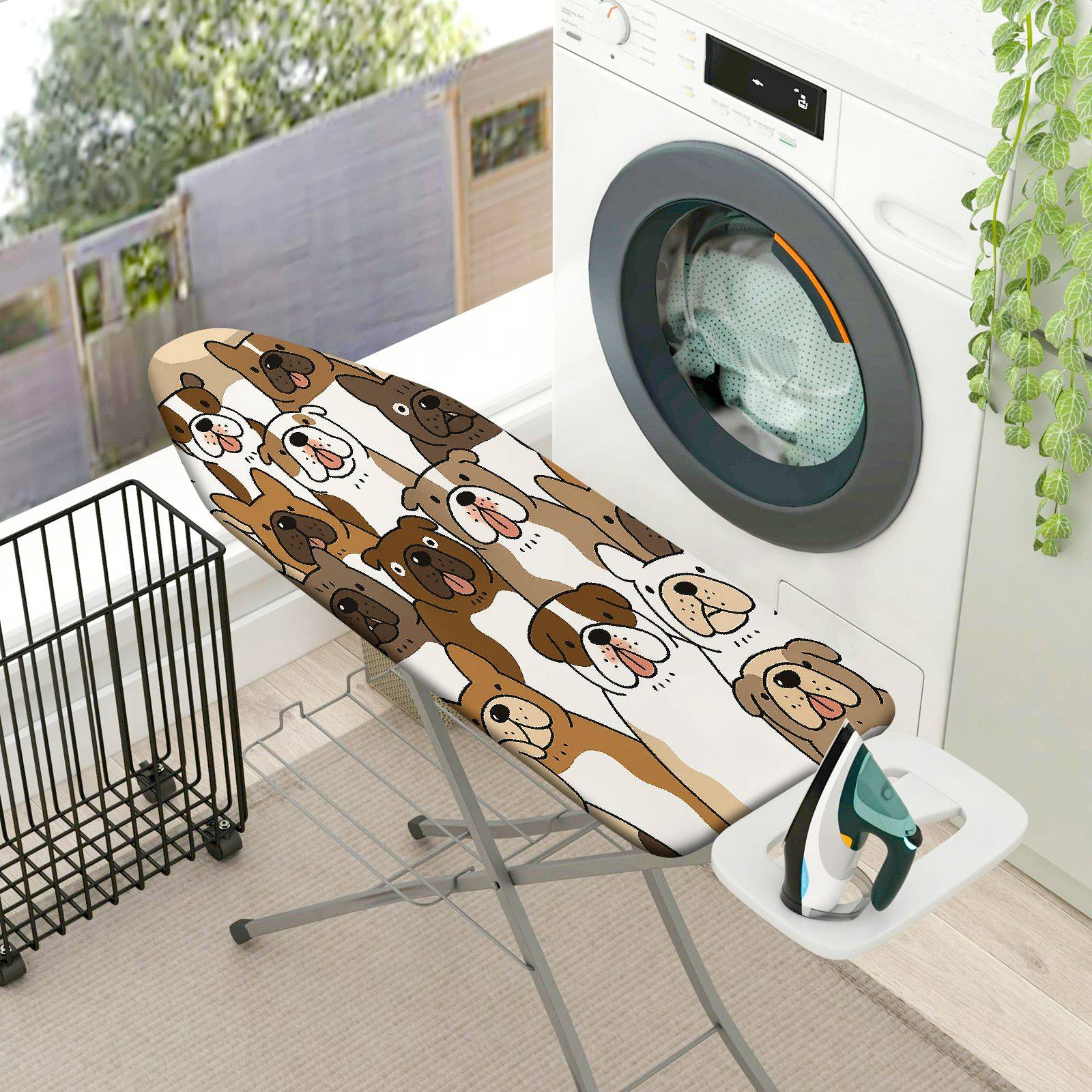 1-Piece Dog Pattern  Animal  Ironing Board Cover, Universal Size, Without Board