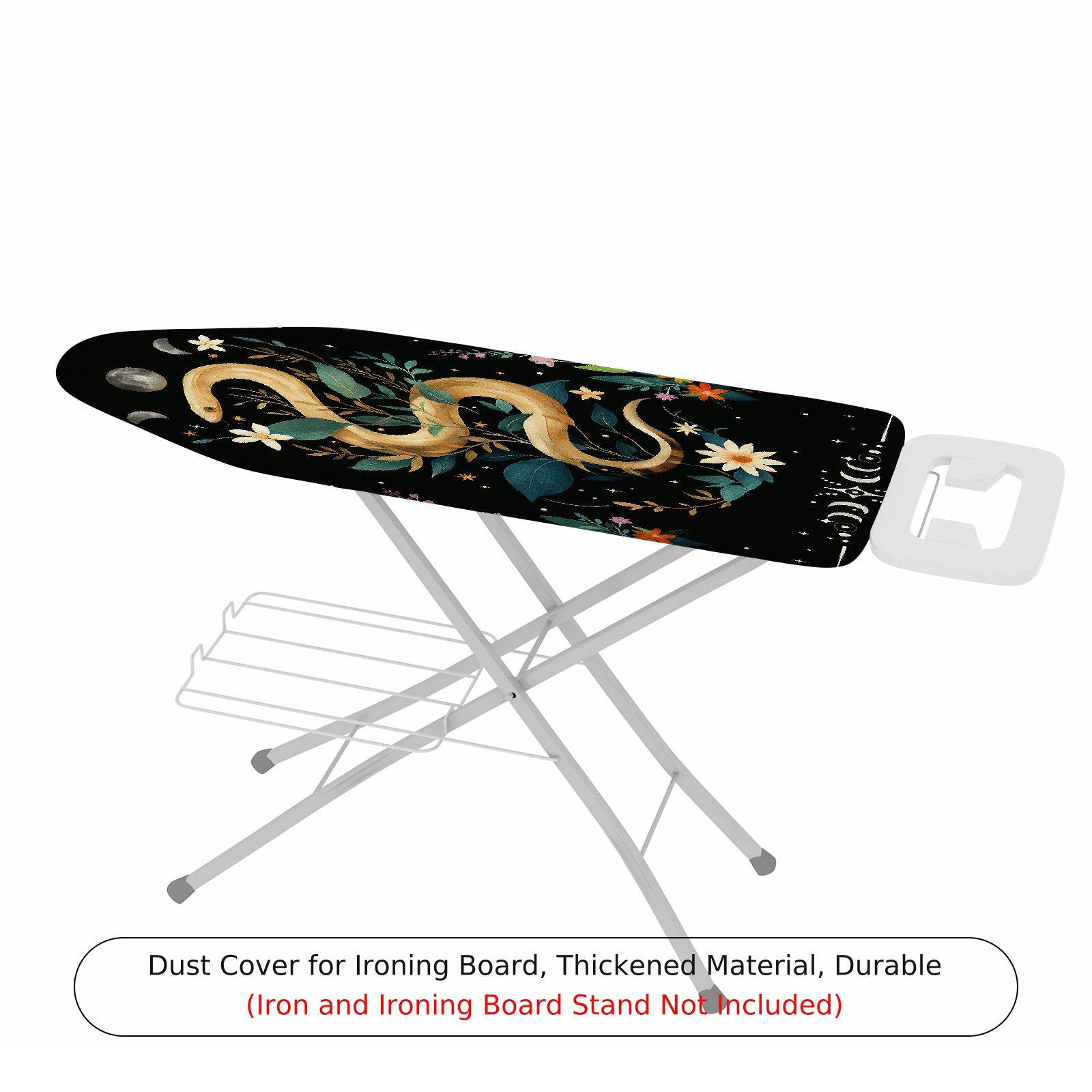 1-Piece Floral Snake Starry  Ironing Board Cover, Universal Size, Without Board