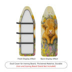1-Piece Cow Floral Animal  Ironing Board Cover, Universal Size, Without Board