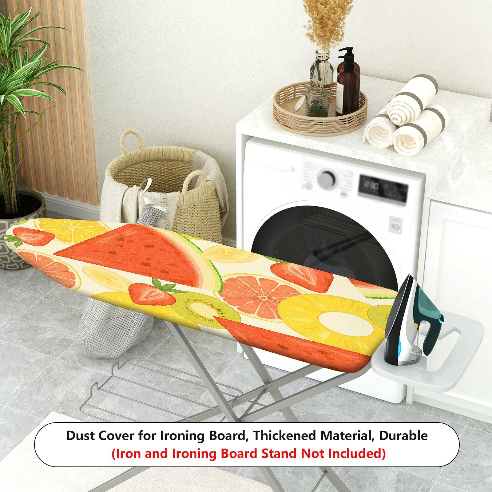 1-Piece Watermelon Fruit Tropical  Ironing Board Cover, Universal Size, Without Board