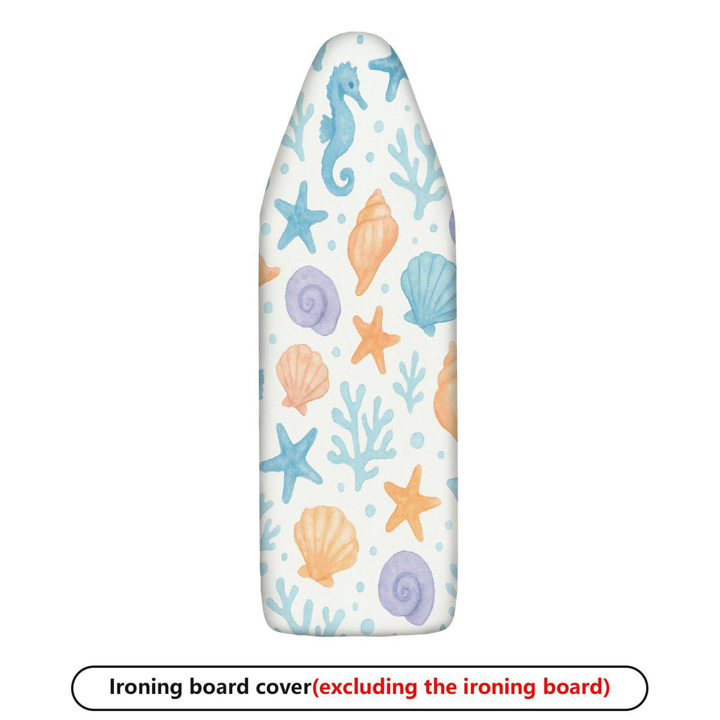 1-Piece Sea Shell Seahorse Starfish  Ironing Board Cover, Universal Size, Without Board