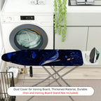 1-Piece Celestial Whale Starry Night Ocean  Ironing Board Cover, Universal Size, Without Board