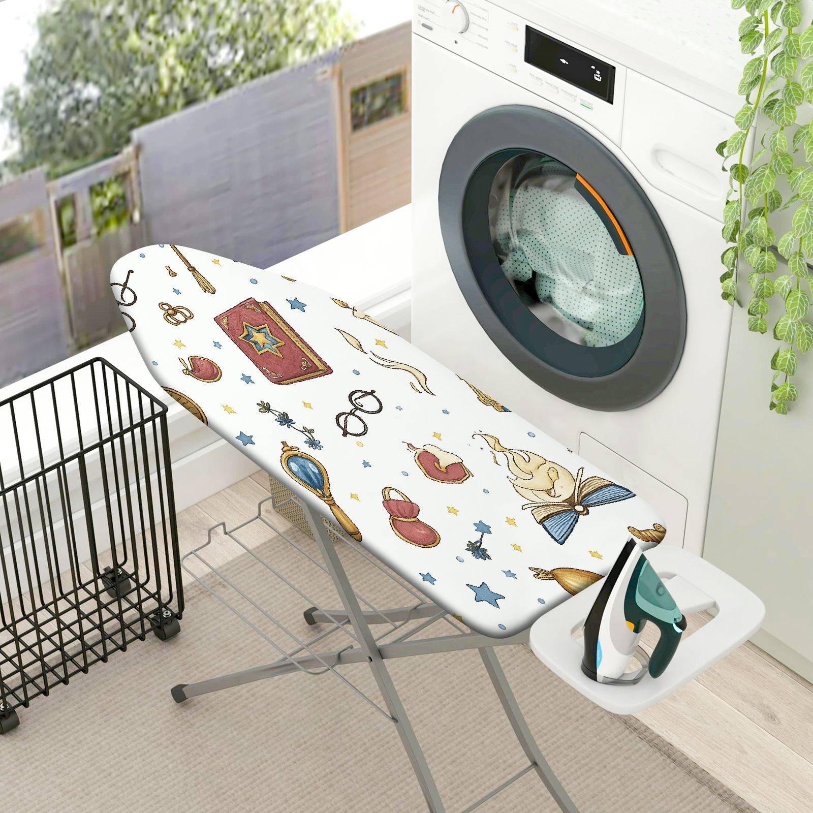 1-Piece Magic Star Wand  Ironing Board Cover, Universal Size, Without Board