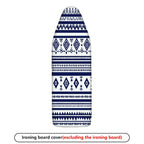 1-Piece Geometric Pattern Striped Blue  Ironing Board Cover, Universal Size, Without Board