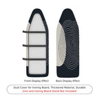 1-Piece Modern Minimalist Black and White  Ironing Board Cover, Universal Size, Without Board