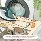 1-Piece Cute  Animal Cat  Ironing Board Cover, Universal Size, Without Board