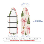 1-Piece Christmas Bow Tree Star  Ironing Board Cover, Universal Size, Without Board