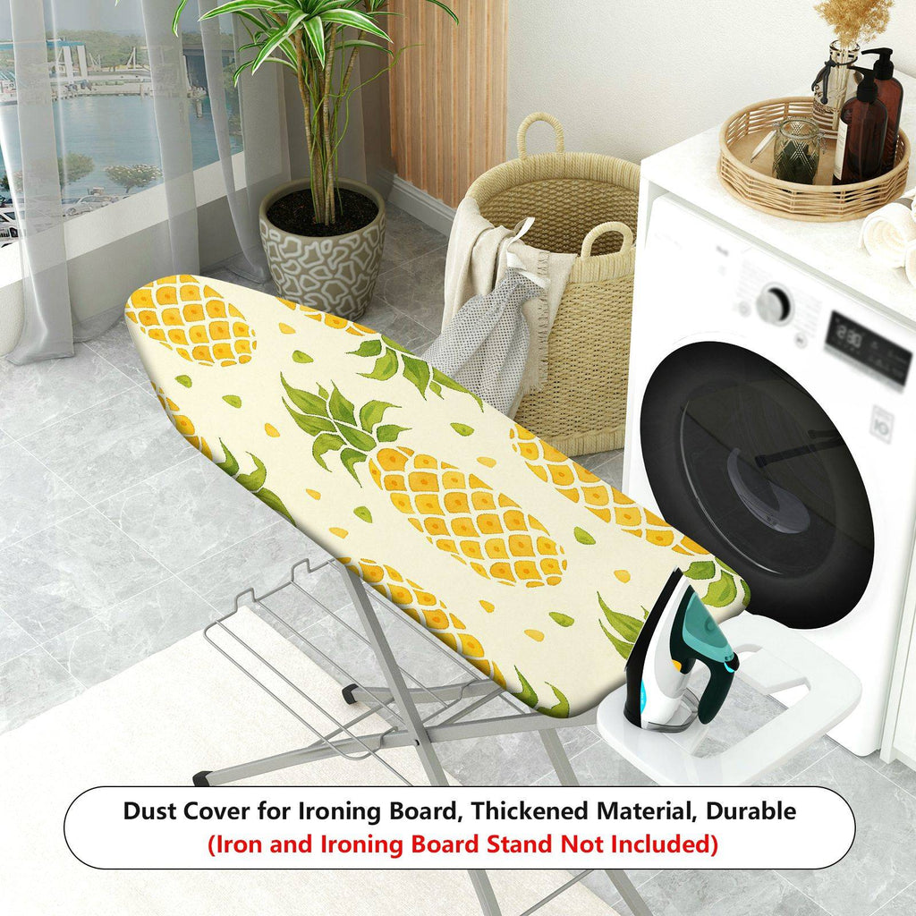 1-Piece Tropical Pineapple Pattern Summer  Ironing Board Cover, Universal Size, Without Board
