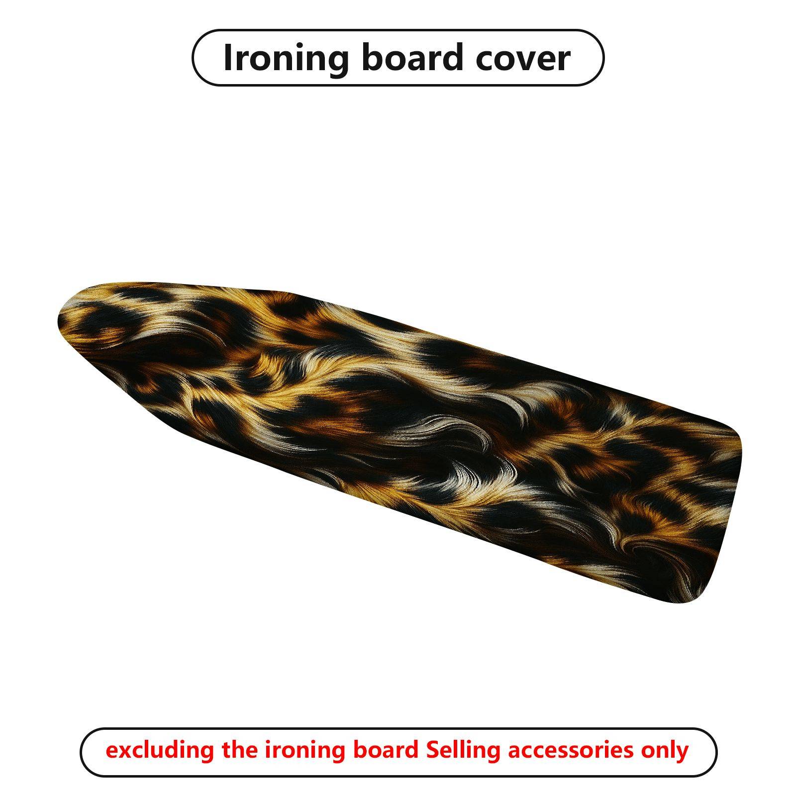 1-Piece Luxury Animal Print Artistic Design  Ironing Board Cover, Universal Size, Without Board