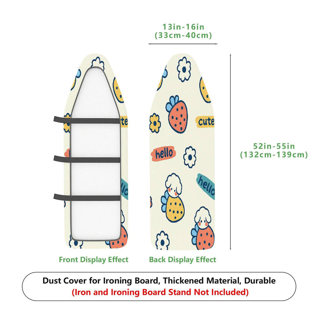 1-Piece Cute Sheep Strawberry  Ironing Board Cover, Universal Size, Without Board