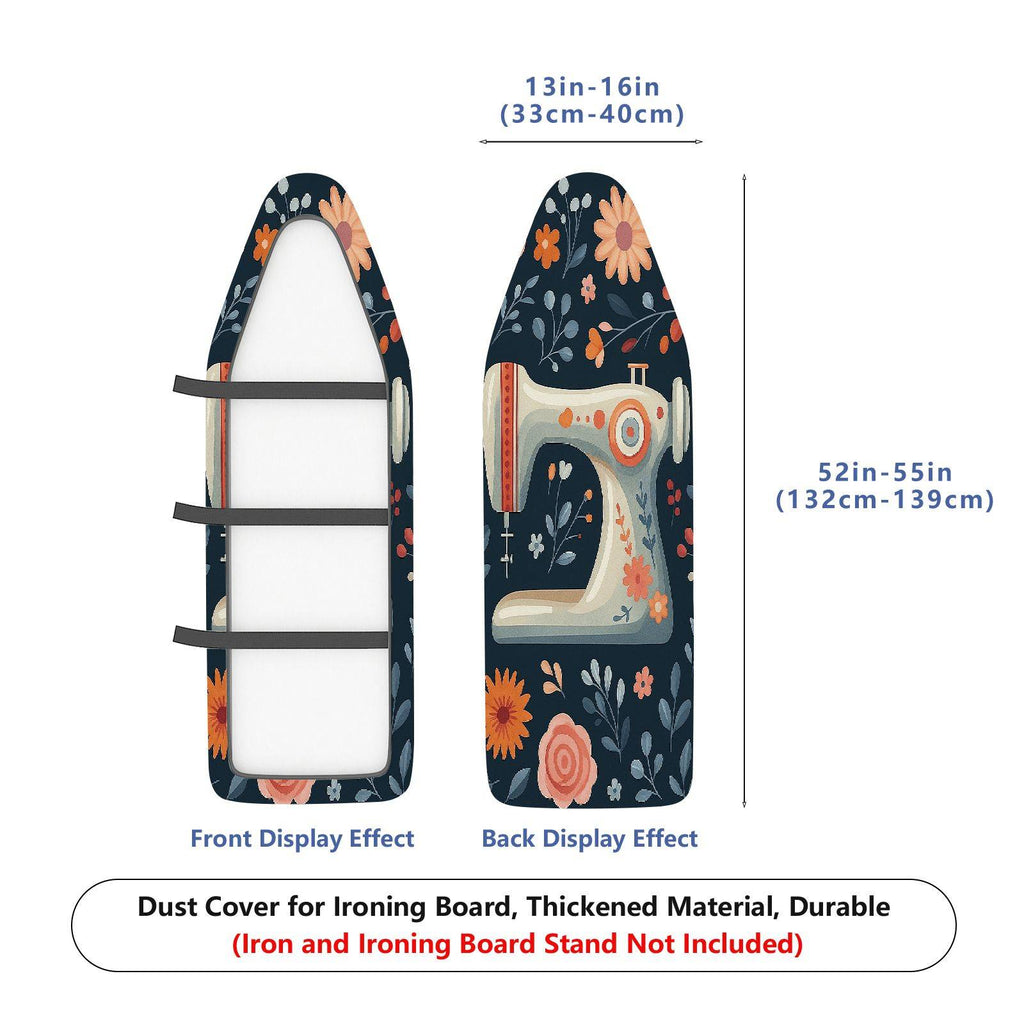 1-Piece Sewing floral retro  Ironing Board Cover, Universal Size, Without Board