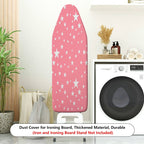 1-Piece Pink Star Pattern Sky Galaxy  Ironing Board Cover, Universal Size, Without Board