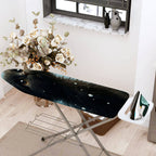 1-Piece Artistic Black Cat Starry  Ironing Board Cover, Universal Size, Without Board