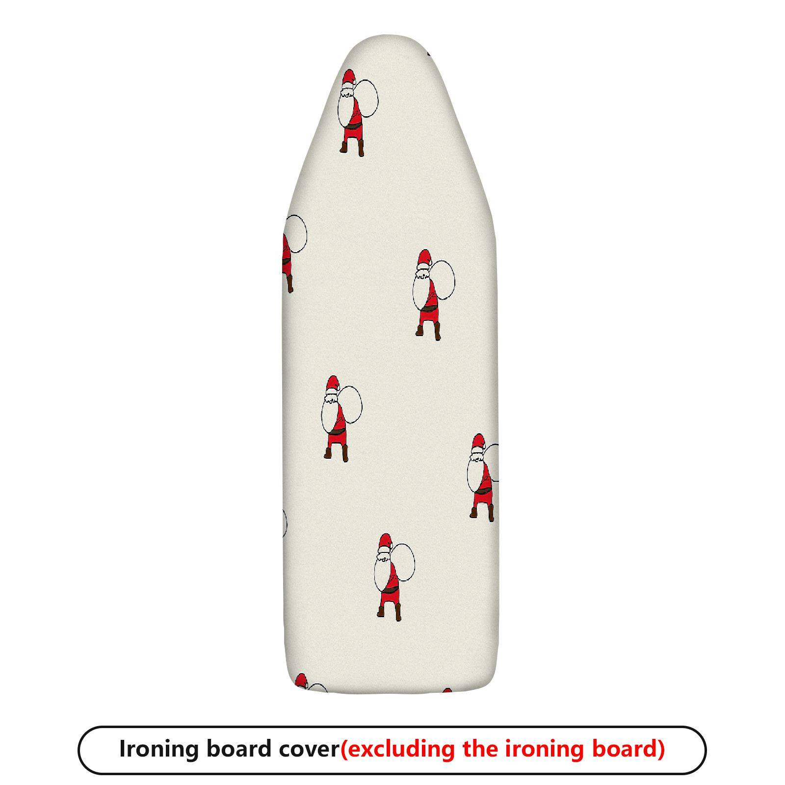 1-Piece Christmas Santa Claus  Ironing Board Cover, Universal Size, Without Board