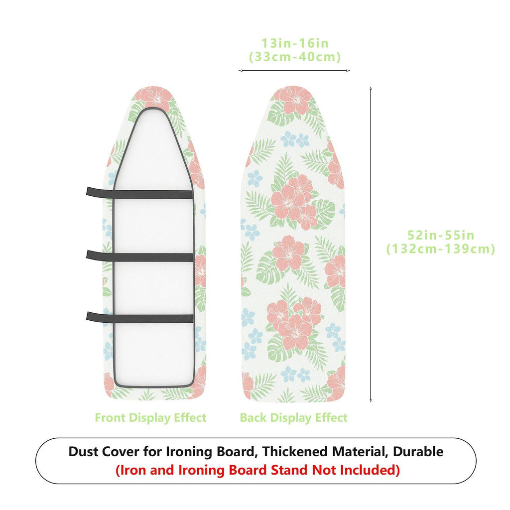 1-Piece Floral Tropical Nature  Ironing Board Cover, Universal Size, Without Board