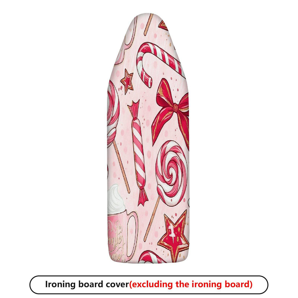 1-Piece Candy Christmas Ribbon  Ironing Board Cover, Universal Size, Without Board