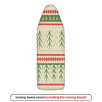 1-Piece Christmas Festive Geometric Tree  Ironing Board Cover, Universal Size, Without Board