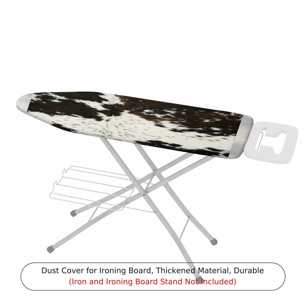 1-Piece Animal Print Faux Fur Black And White  Ironing Board Cover, Universal Size, Without Board