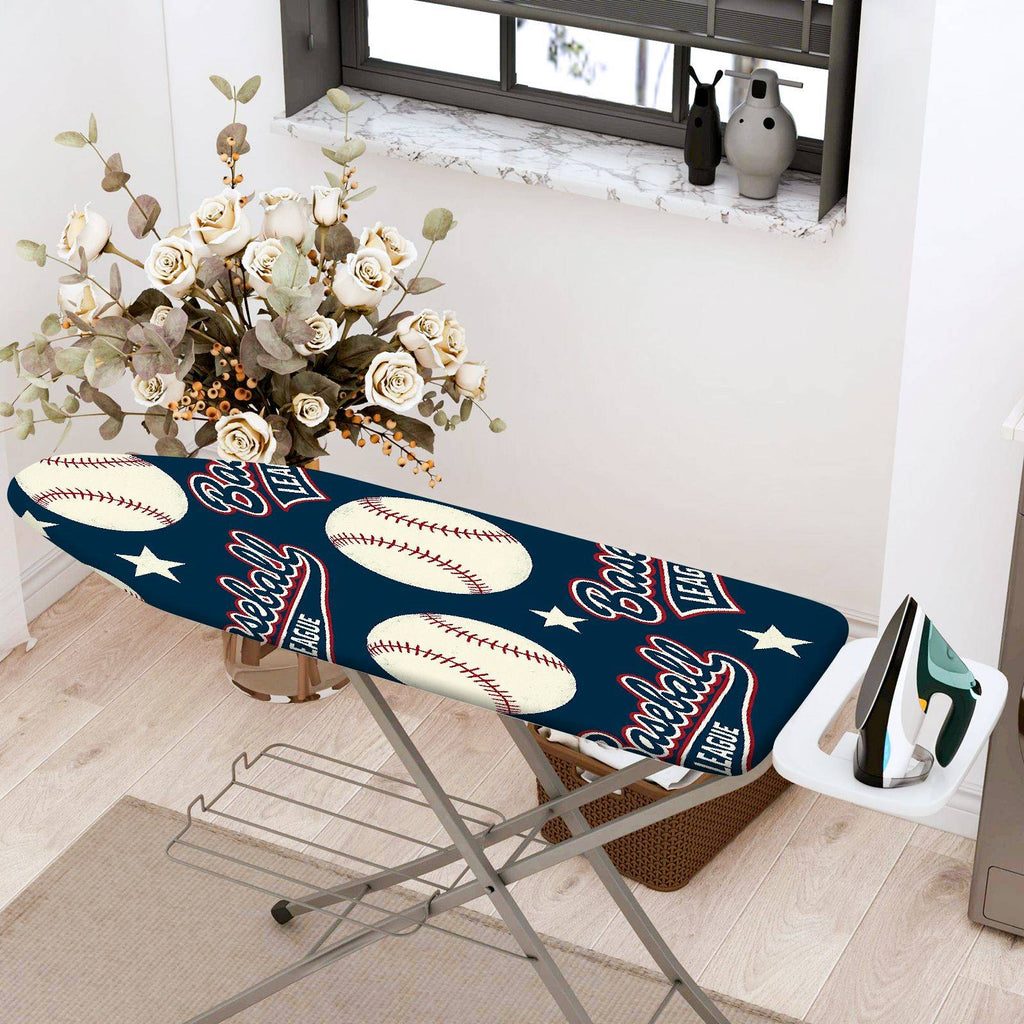 1-Piece Baseball Sports Stars  Ironing Board Cover, Universal Size, Without Board