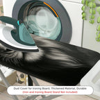 1-Piece Lion Animal Art Black  Ironing Board Cover, Universal Size, Without Board