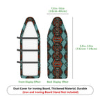 1-Piece Geometric Retro Tribal  Ironing Board Cover, Universal Size, Without Board