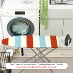 1-Piece Striped Colorful Soft  Ironing Board Cover, Universal Size, Without Board