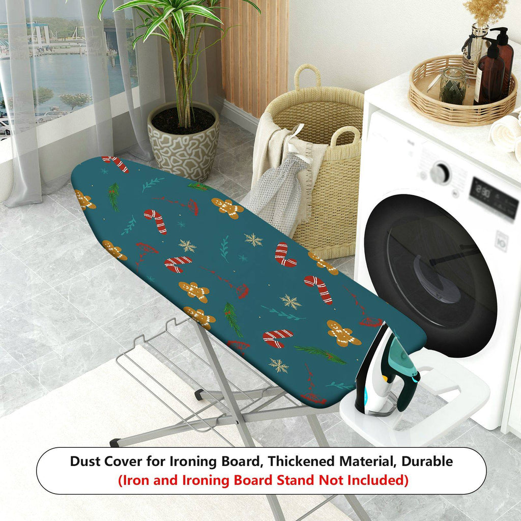 1-Piece Christmas Gingerbread Candy  Ironing Board Cover, Universal Size, Without Board