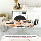 1-Piece Halloween Black Cat Pumpkin Ghost  Ironing Board Cover, Universal Size, Without Board