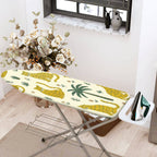 1-Piece Tropical Jungle Animal Leopard  Ironing Board Cover, Universal Size, Without Board