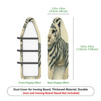 1-Piece Cat Animal Striped  Ironing Board Cover, Universal Size, Without Board