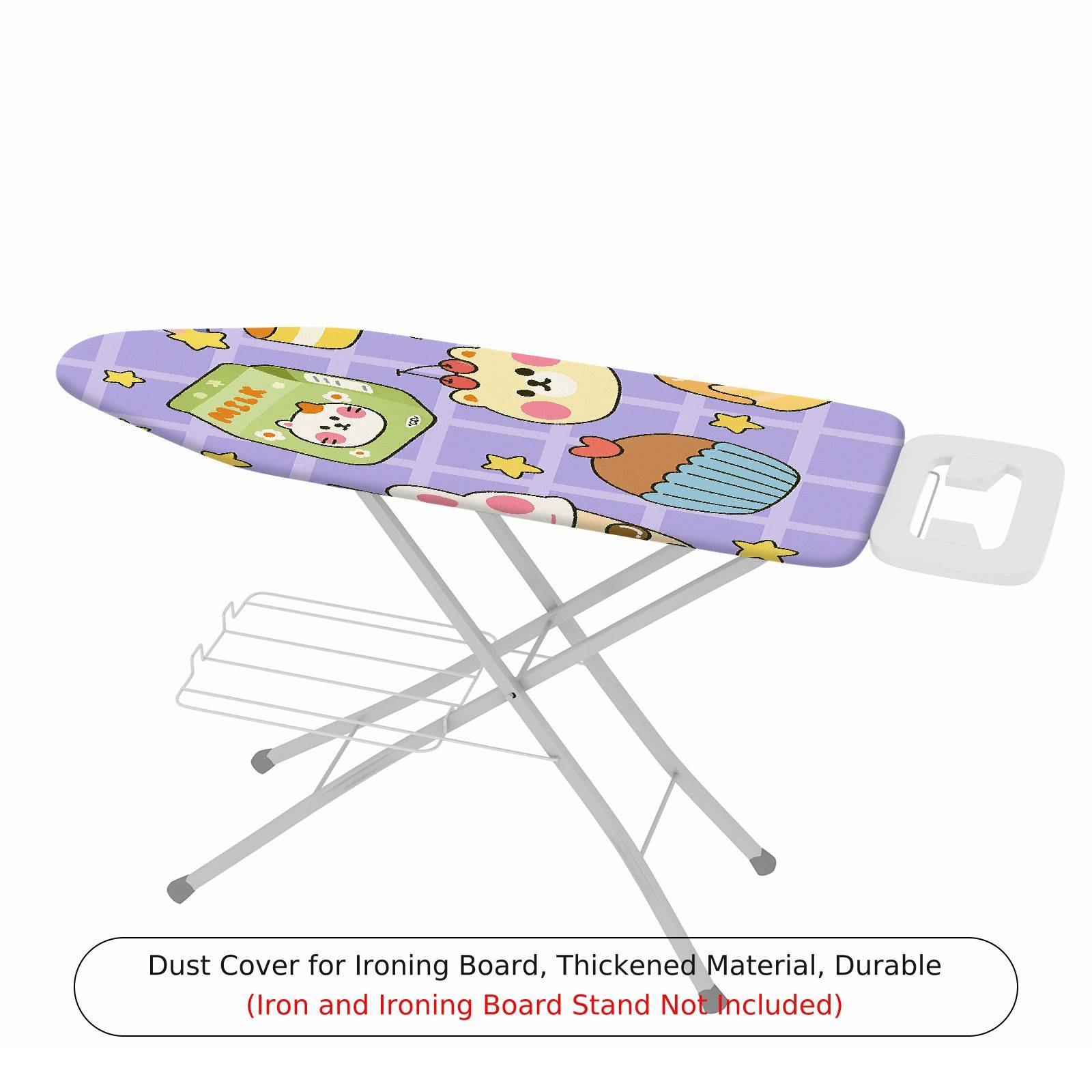 1-Piece Cupcake Cat Star  Ironing Board Cover, Universal Size, Without Board