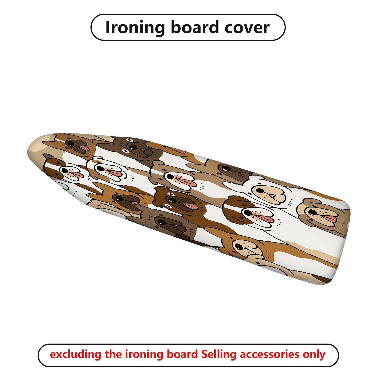 1-Piece Dog Pattern  Animal  Ironing Board Cover, Universal Size, Without Board