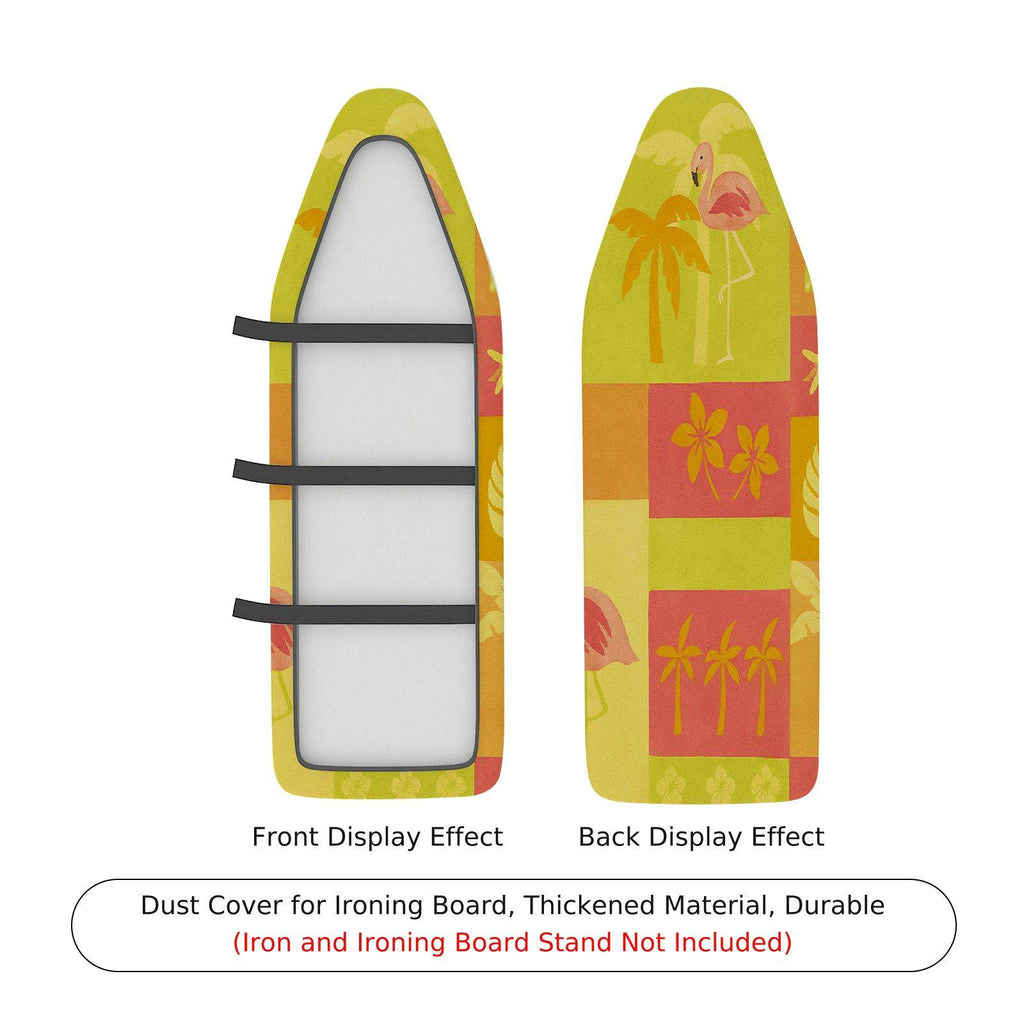 1-Piece Floral Tropical Vibrant  Ironing Board Cover, Universal Size, Without Board