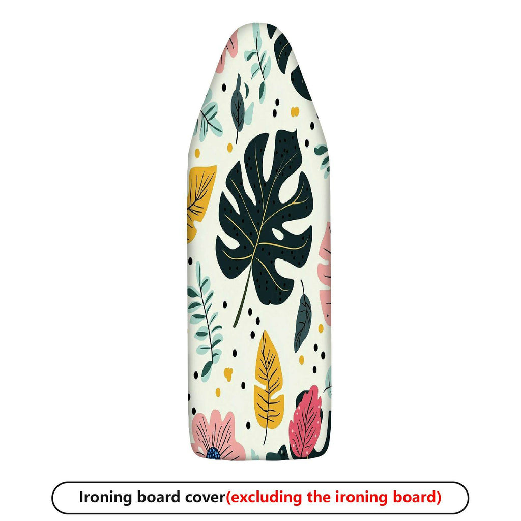 1-Piece Tropical Plant Leaf Pattern Jungle Style  Ironing Board Cover, Universal Size, Without Board