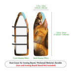 1-Piece Cute Cat Sleeping Peaceful  Ironing Board Cover, Universal Size, Without Board