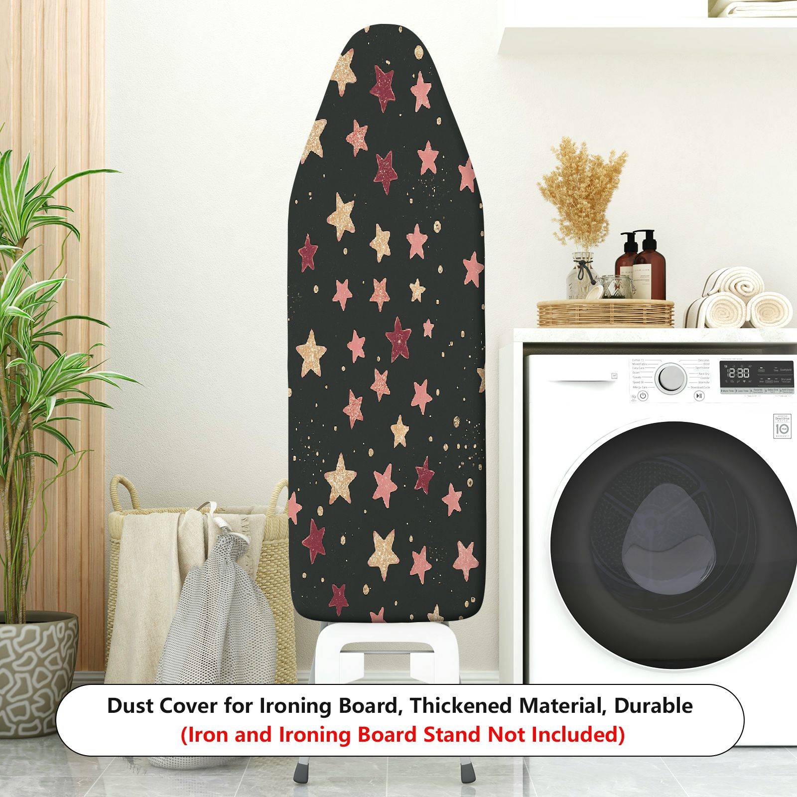 1-Piece Star Pattern Decor Colorful  Ironing Board Cover, Universal Size, Without Board