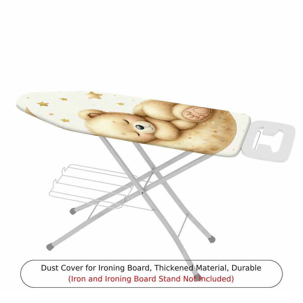 1-Piece Bear Sleeping Starry  Ironing Board Cover, Universal Size, Without Board