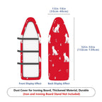 1-Piece Cat Paw Red Cute  Ironing Board Cover, Universal Size, Without Board