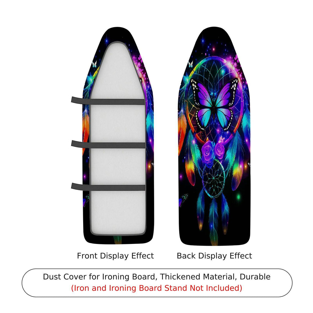 1-Piece Dreamcatcher Butterfly Colorful  Ironing Board Cover, Universal Size, Without Board