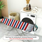 1-Piece American Flag City Skyline Star  Ironing Board Cover, Universal Size, Without Board