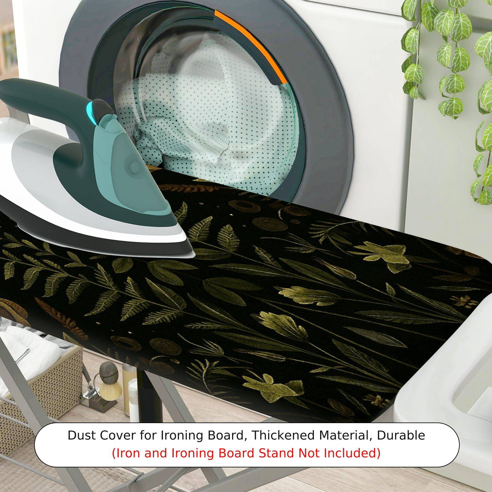 1-Piece Moon Star Butterfly  Ironing Board Cover, Universal Size, Without Board