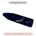 1-Piece Celestial Whale Starry Night Ocean  Ironing Board Cover, Universal Size, Without Board
