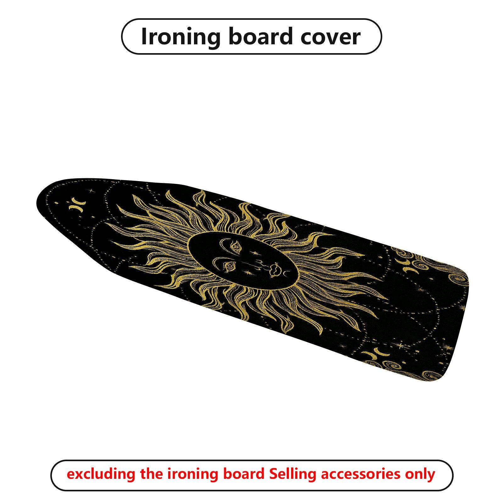 1-Piece Sun Moon Star  Ironing Board Cover, Universal Size, Without Board