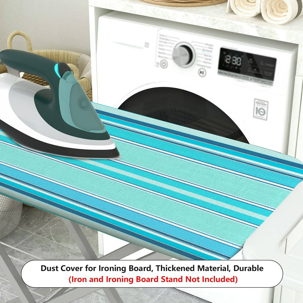 1-Piece Striped Pattern Blue Theme Household  Ironing Board Cover, Universal Size, Without Board