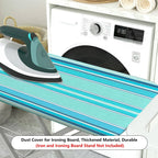 1-Piece Striped Pattern Blue Theme Household  Ironing Board Cover, Universal Size, Without Board
