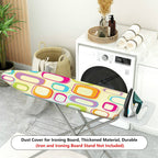 1-Piece Geometric Colorful Retro  Ironing Board Cover, Universal Size, Without Board