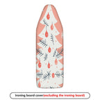 1-Piece Christmas Tree Festive Red Holiday  Ironing Board Cover, Universal Size, Without Board