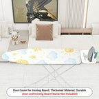 1-Piece Sun Moon Star  Ironing Board Cover, Universal Size, Without Board
